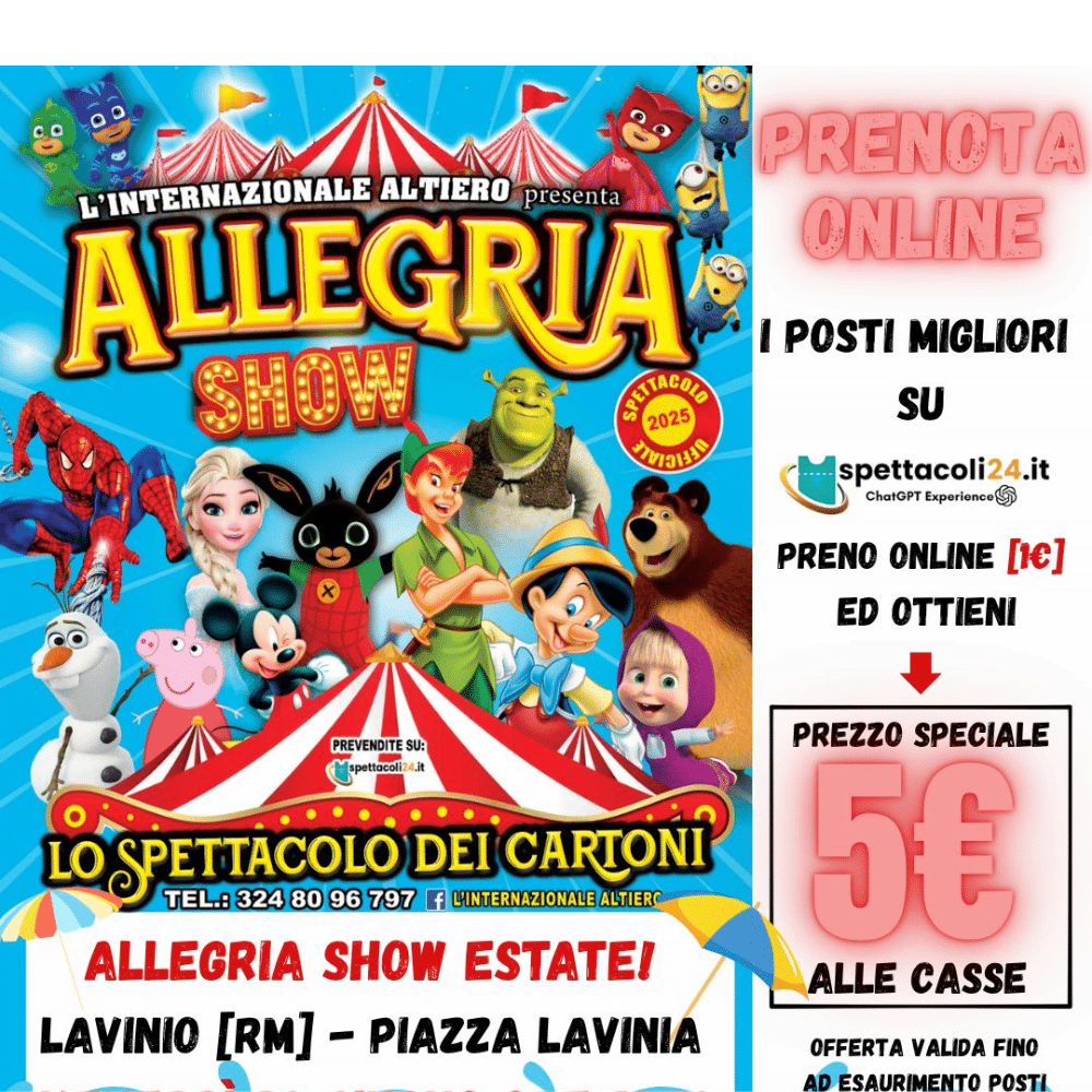 Allegria Show Piazza Lavinio